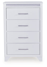 Jarlee - Four Drawer Chest - White