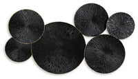 Rhetlen - Wall Decor - Black / Gold Finish