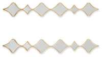 Harriswood - Accent Mirror Set (Set of 2) - Gold Finish