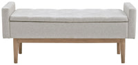 Briarson - Storage Bench - Beige / Brown