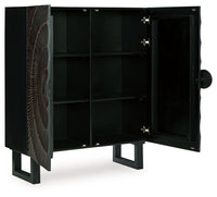 Fosterman - Accent Cabinet - Distressed Black