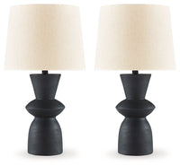 Scarbot - Paper Table Lamp (Set of 2) - Distressed Black