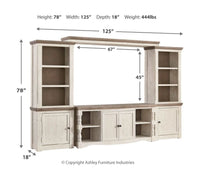Havalance - 4 Pc. - Entertainment Center - 67