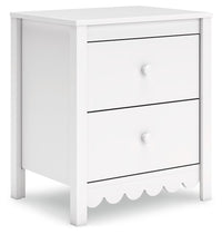 Hallityn - Two Drawer Night Stand - White
