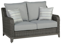 Elite Park - Loveseat w/Cushion - Gray