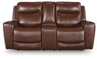 Next Move - Power Reclining Loveseat With Console / Adjustable Headrest
