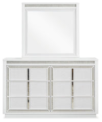Chalanna - Dresser And Mirror - White
