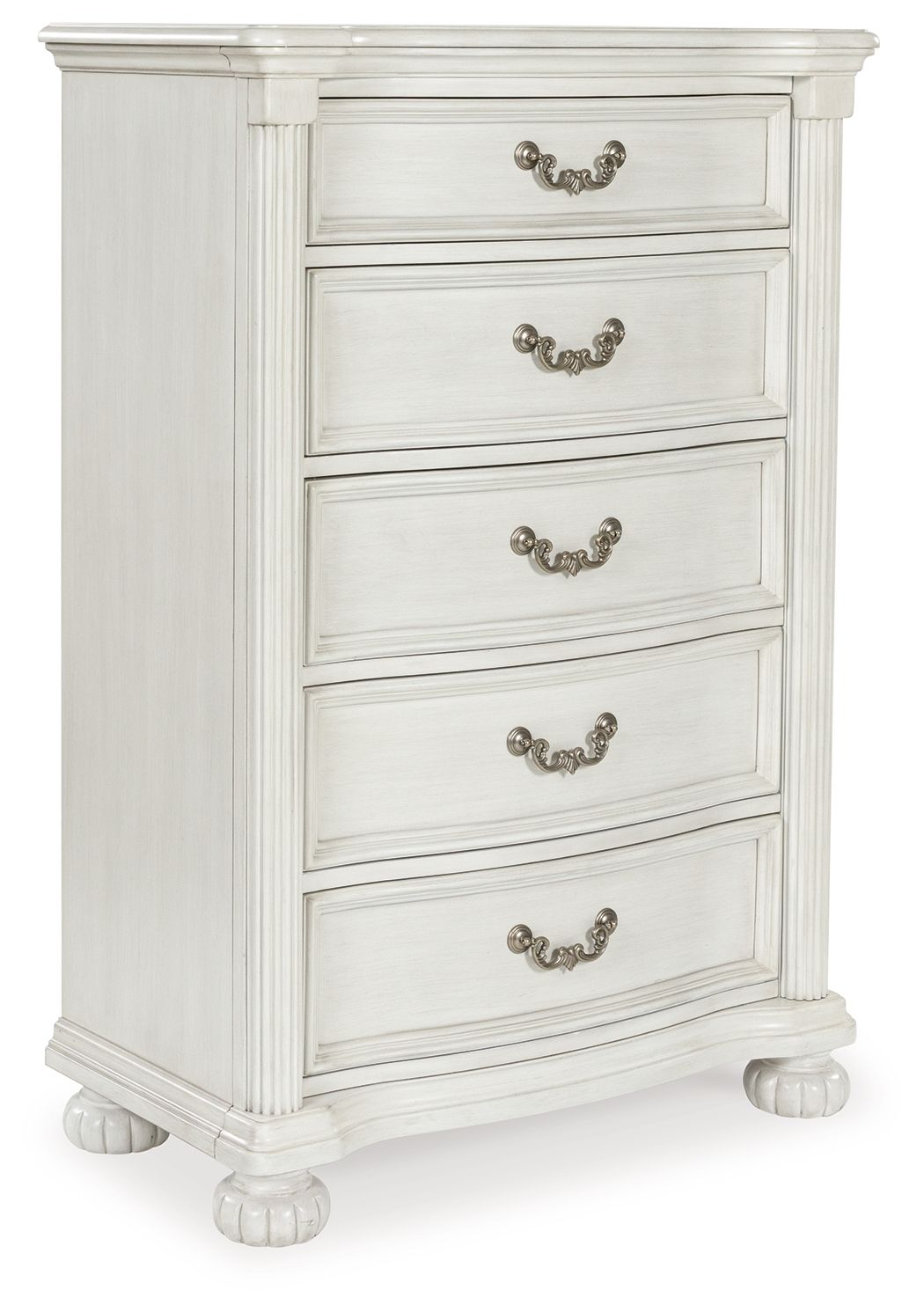 Montelaine - Five Drawer Chest - Antique White
