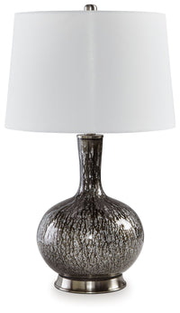 Tenslow - Glass Table Lamp - Antique Black