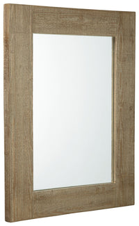 Waltleigh - Accent Mirror - Distressed Brown