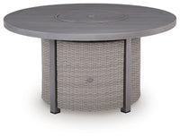 Half Moon Beach - Round Fire Pit Table - Gray