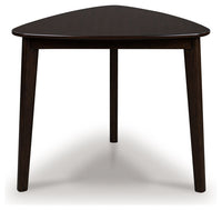 Mallenette - Triangle Dining Room Table - Merlot