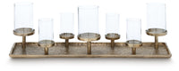 Wallmond - Antique Brass Finish - Candle Holder