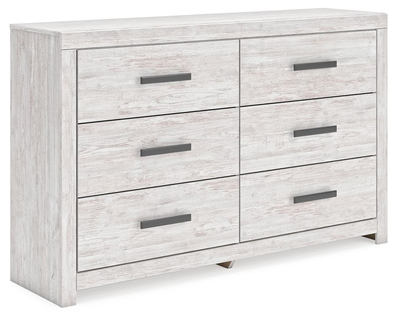 Cayboni - Six Drawer Dresser - Whitewash