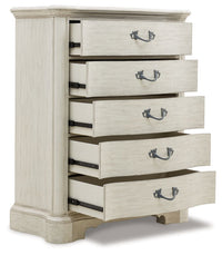 Arlendyne - Five Drawer Chest - Antique White