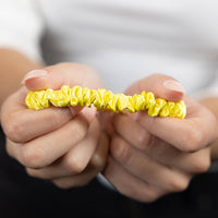 Blissy Skinny Scrunchies - Sunshine Yellow
