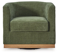 Jersonlow - Swivel Chair - Forest Green