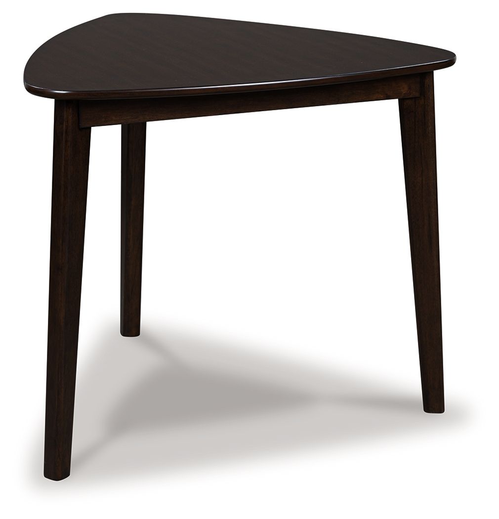 Mallenette - Triangle Dining Room Table - Merlot
