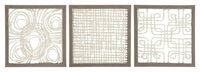 Odella - Wall Decor Set (Set of 3) - Cream / Taupe