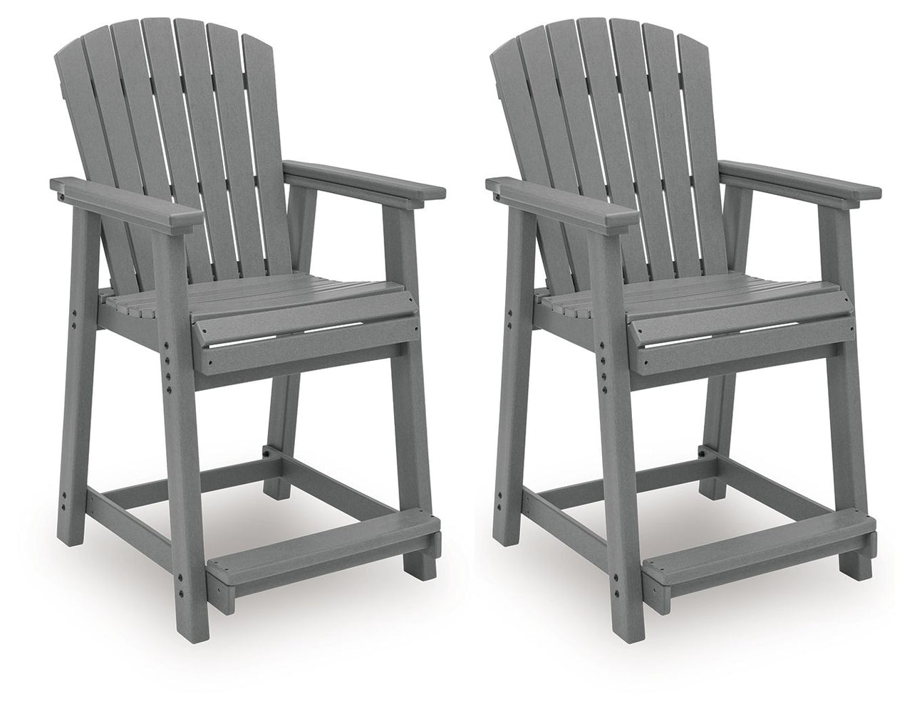Sanctuary Beach - Barstool (Set of 2) - Dark Gray