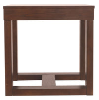 Watson - Square End Table - Dark Brown