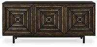 Fair Ridge - Accent Cabinet - Distressed Black