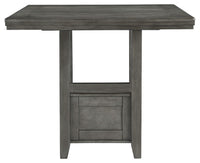 Hallanden - Rectangular Dining Room Counter Extension Table - Gray