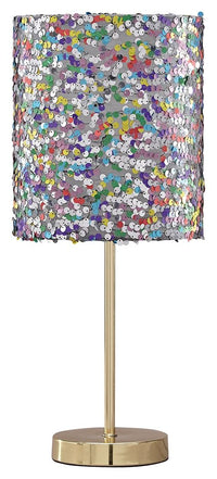 Maddy - Metal Table Lamp  - Purple