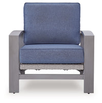 Half Moon Beach - Spring Lounge Chair - Blue / Gray