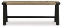 Acerman - Accent Bench - Black / Natural