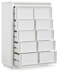 Chalanna - Five Drawer Chest - White