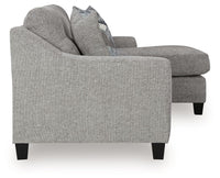 Keenelynn - Sofa Chaise - Nickel