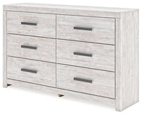 Cayboni - Six Drawer Dresser - Whitewash