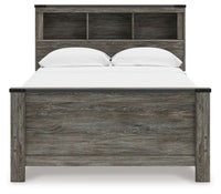 Frandern - Bookcase Panel Bed