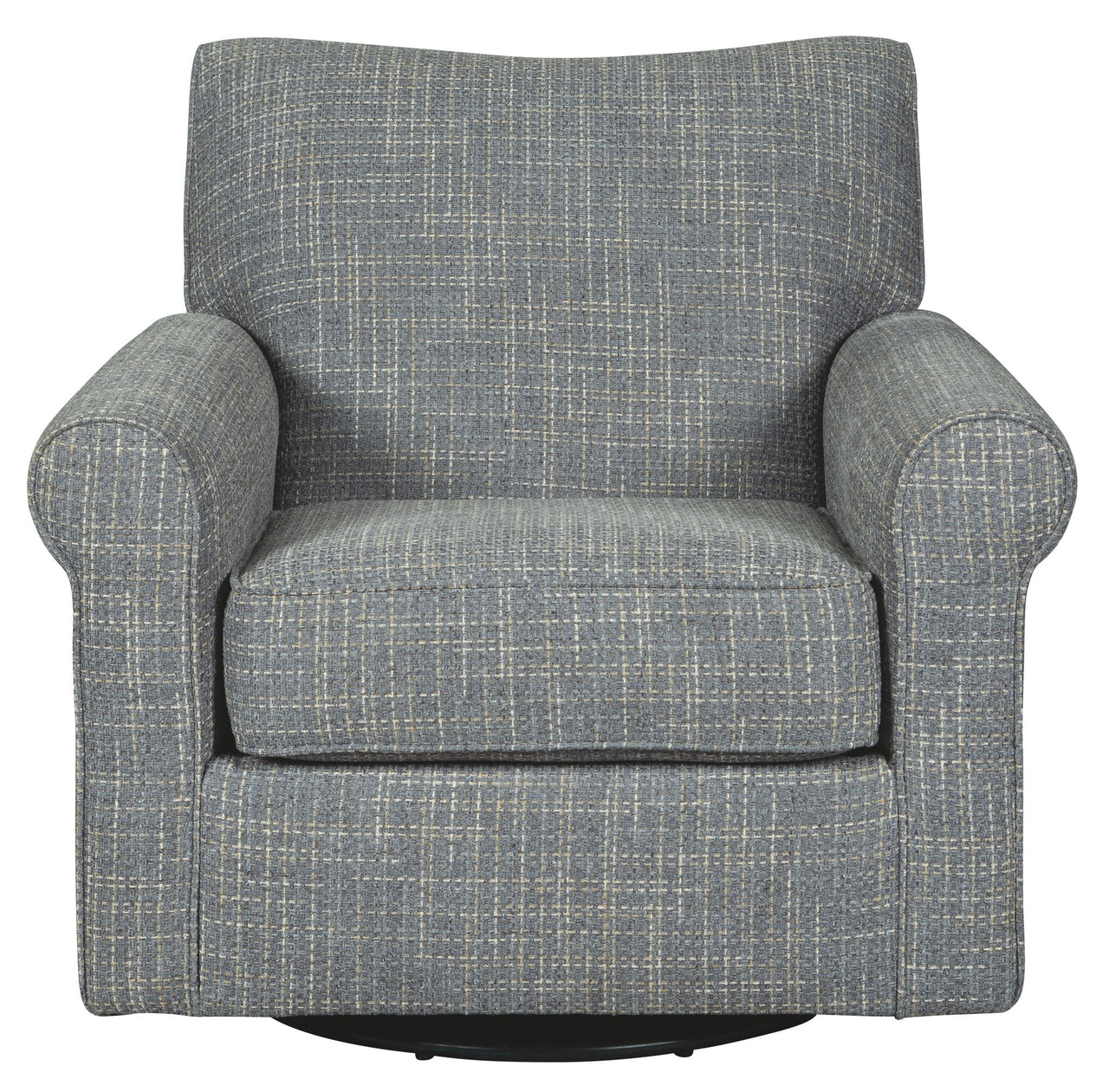 Renley - Swivel Glider Accent Chair - Ash