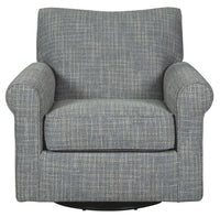 Renley - Swivel Glider Accent Chair - Ash