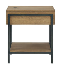 Fridley - Rectangular End Table - Brown / Black