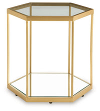 Veerwick - Accent Cocktail Table - Gold Finish