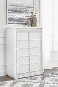 Chalanna - Five Drawer Chest - White