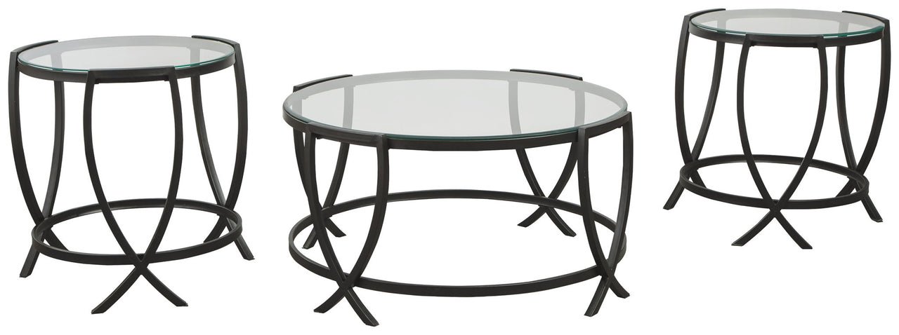 Tarrin - Occasional Table Set (Set of 3) - Black