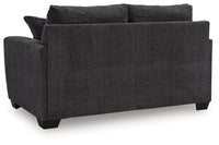 Loreo - Loveseat - Ebony