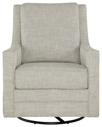 Kambria - Swivel Glider Accent Chair - Fog