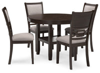 Langwest - Dining Room Table Set (Set of 5) - Brown
