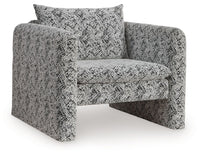 Kenbell - Accent Chair - Black / White