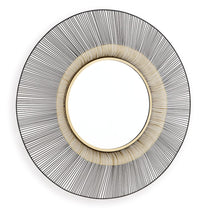 Dallmen - Accent Mirror - Black / Gold Finish