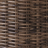 Paradise Trail - 5 Pc. - Conversation Set with 4 Swivel Lounge Chairs - Medium Brown