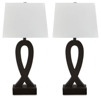 Markellton - Poly Table Lamp (Set of 2) - Black