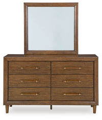 Lyncott - Dresser And Mirror - Brown