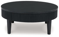 Marstream - Round Cocktail Table - Black