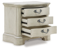 Arlendyne - Three Drawer Night Stand - Antique White